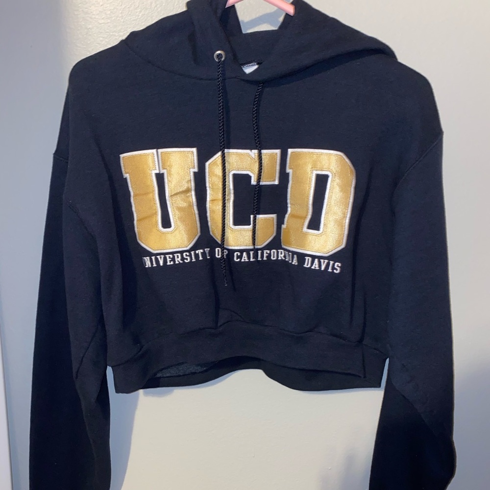 UC DAVIS CROPPED HOODIE